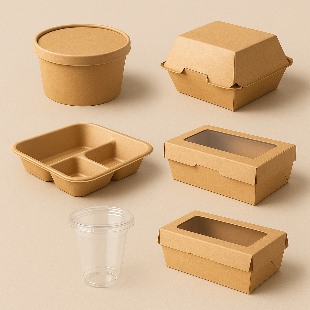 Tipos de envases para llevar take away