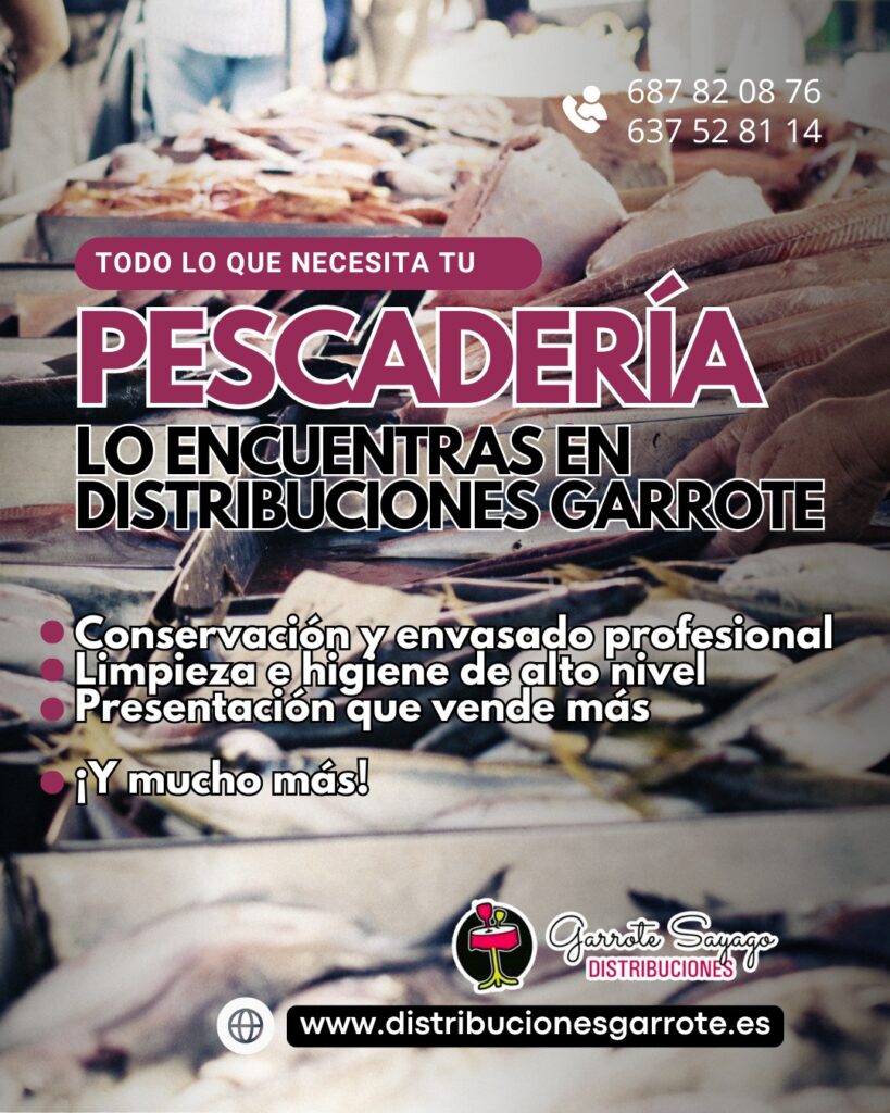 Todo lo que tu pescadería necesita, lo encuentras en Distribuciones Garrote